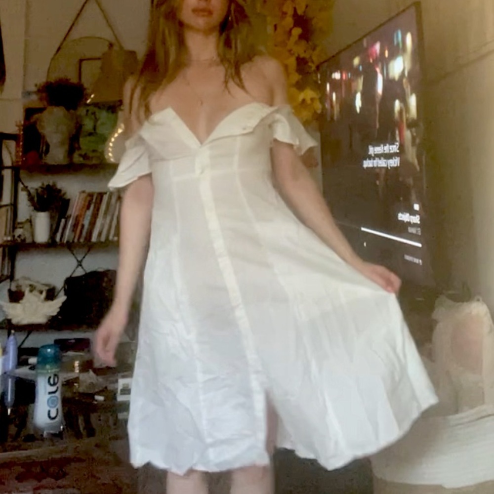 Button Down Midi dress